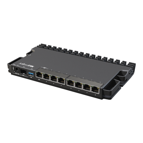 Router 1 x 2.5Gbit, 7 x Gigabit, 1 x SFP+, RouterOS L5 - MikroTik RB5009UG+S+IN