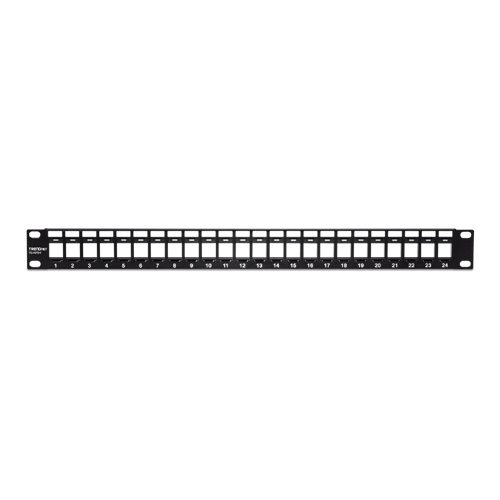 Patch Panel 24 porturi blank keystone 1U - TRENDnet TC-KP24