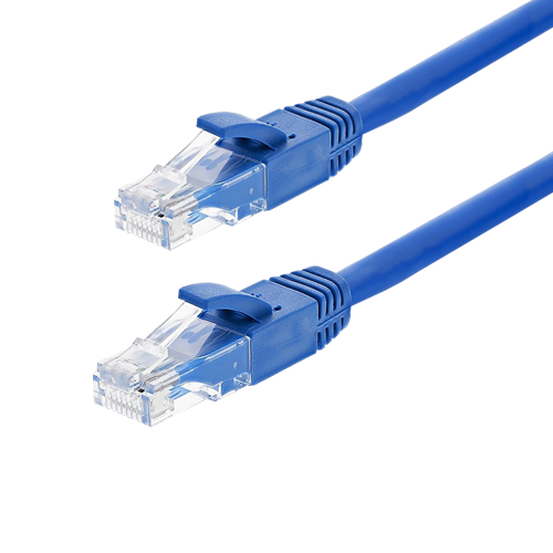 Patch cord Gigabit UTP cat6, LSZH, 0.50m, albastru - ASYTECH Networking TSY-PC-UTP6-050M-B