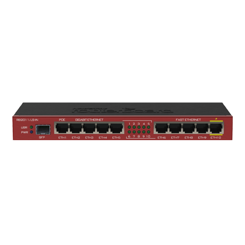 Mikrotik RB2011iLS-IN – Router 5 x Fast Ethernet, 5 x Gigabit, 1 x SFP, 1 x PoE, RouterOS L4 - Mikrotik RB2011iLS-IN Router 5 x Fast Ethernet, 5 x Gigabit, 1 x SFP, 1 x PoE, RouterOS L4 - Mikrotik RB2011iLS-IN – Mikrotik RB2011iLS-IN