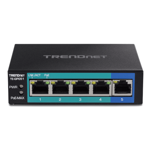 TRENDnet TE-GP051 – Switch 5 porturi Gigabit PoE+ 35W - TRENDnet TE-GP051 Switch 5 porturi Gigabit PoE+ 35W - TRENDnet TE-GP051 – TRENDnet TE-GP051